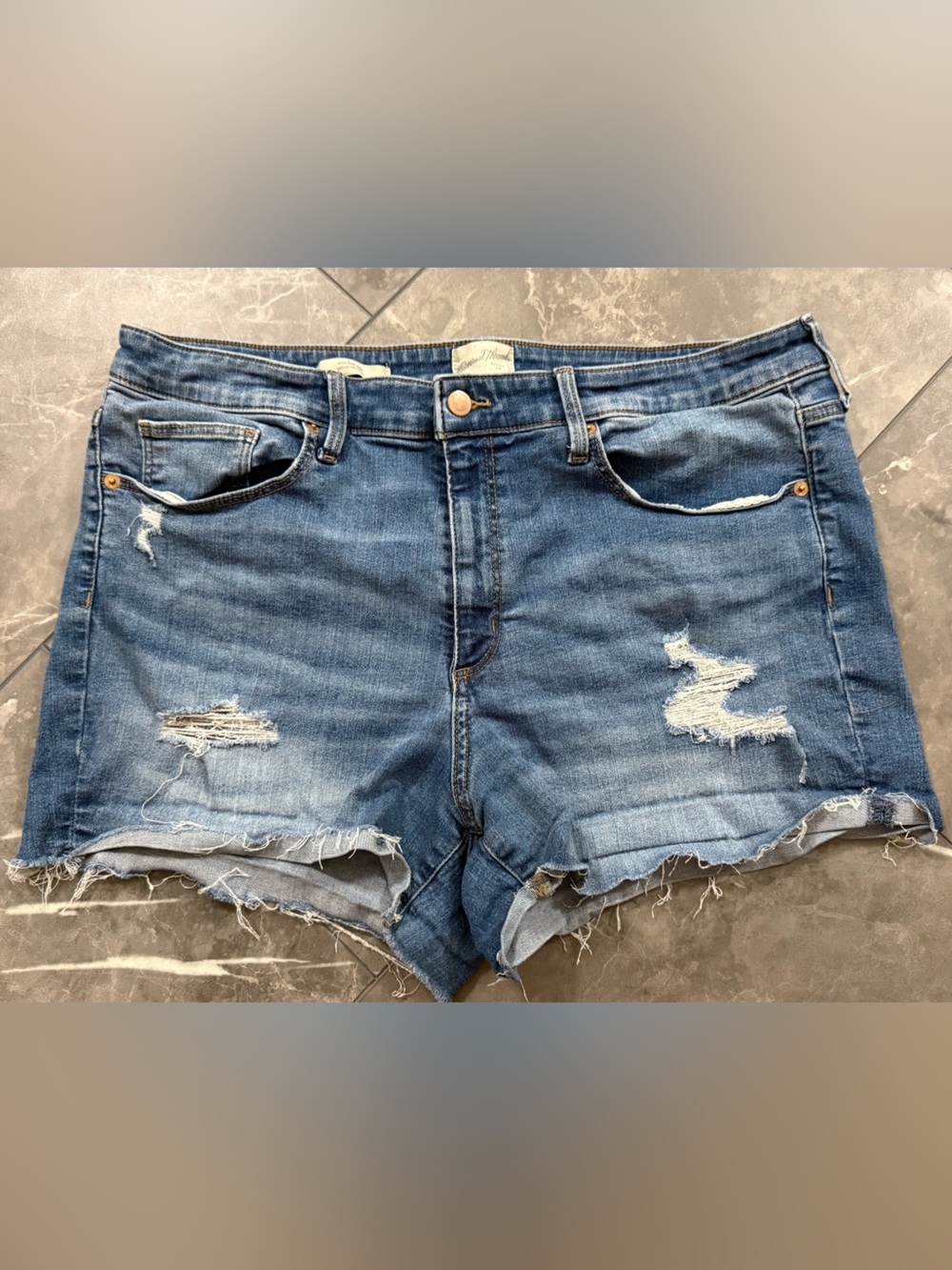 Universal Thread Distressed Blue Jean Shorts